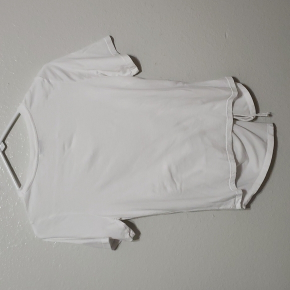 Zara Asymmetrical Top, Color White, Size S - Picture 3 of 9